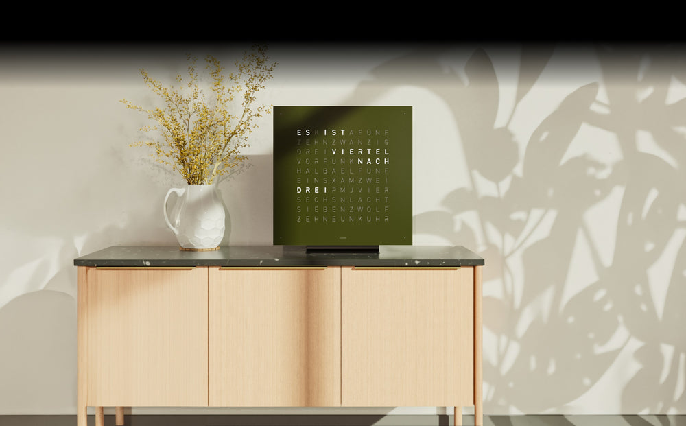 QLOCKTWO EARTH 45 Olive
