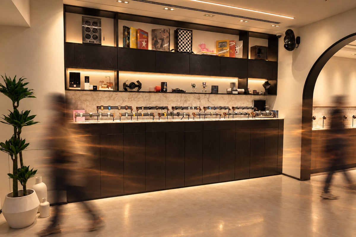 Inside eight° at Moda Mall