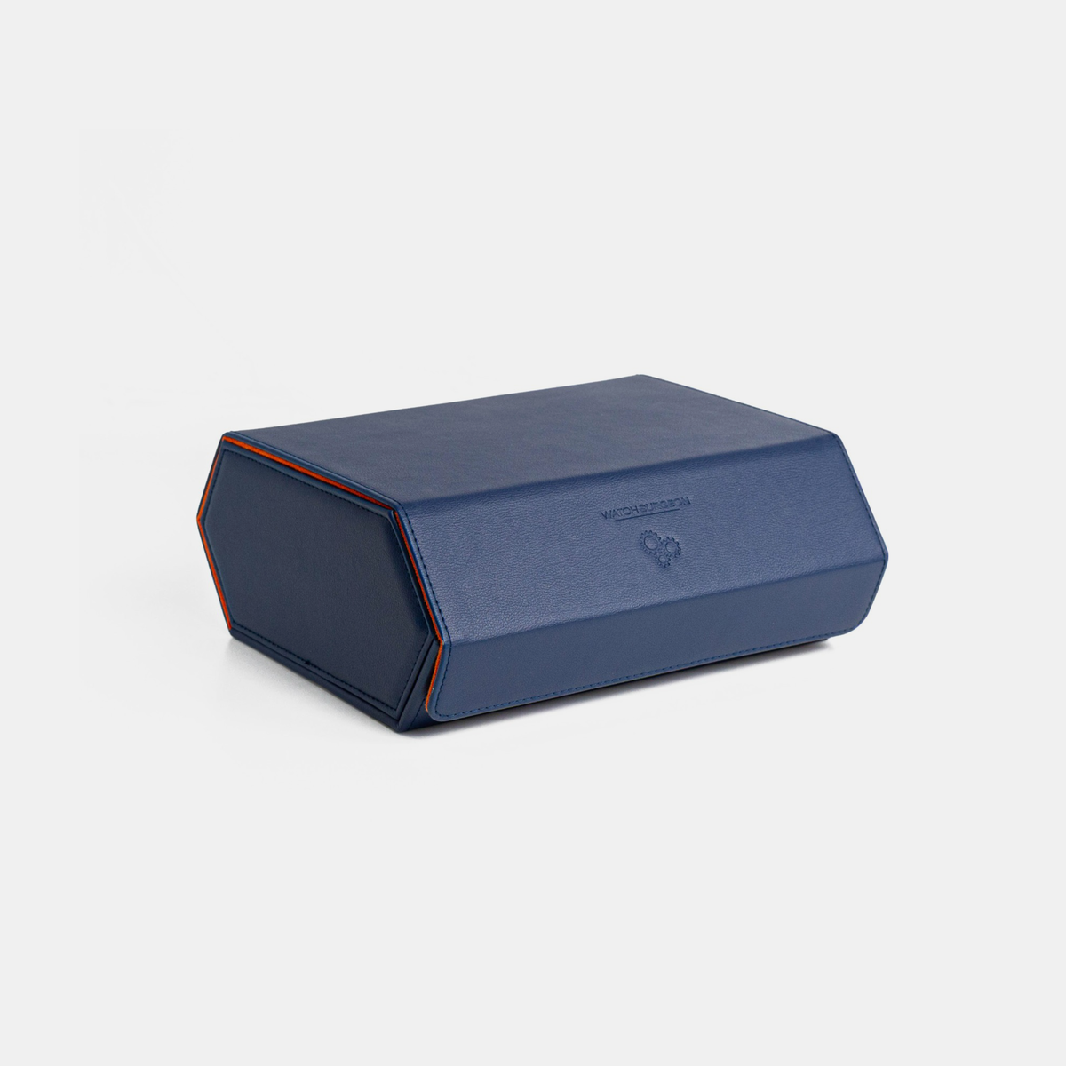 The Watch Surgeon - Watch Box – Navy Blue / Orange