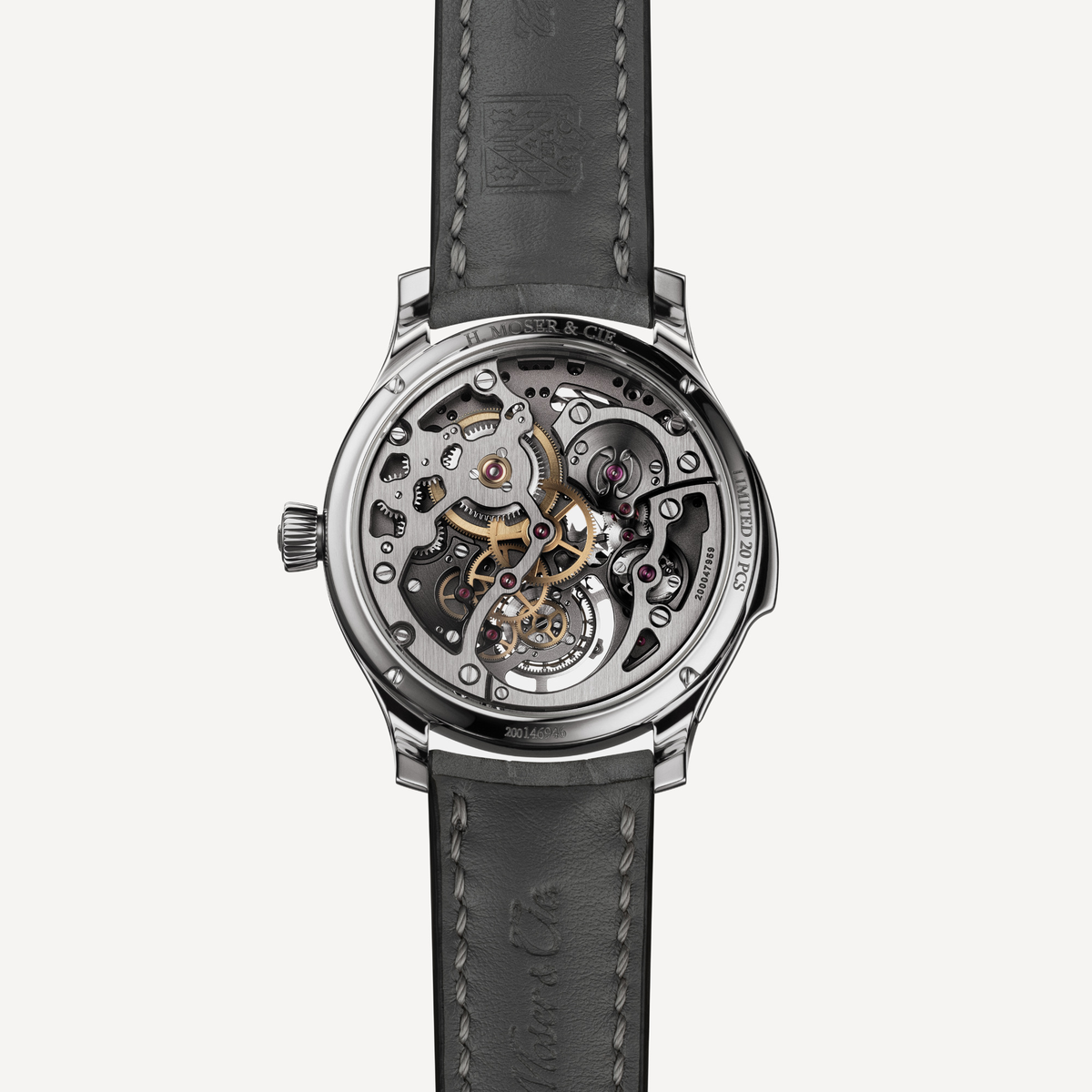H. Moser & Cie Endeavour Minute Repeater Cylindrical Tourbillon Skeleton Cosmic Rain