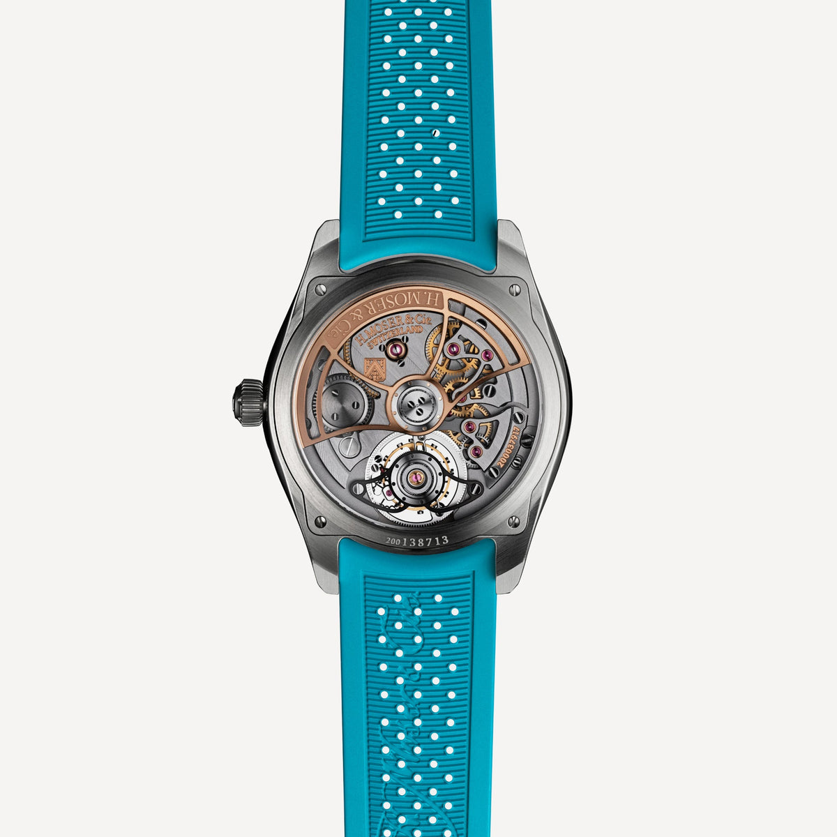 H. Moser & Cie Pioneer Tourbillon Spiced Aqua