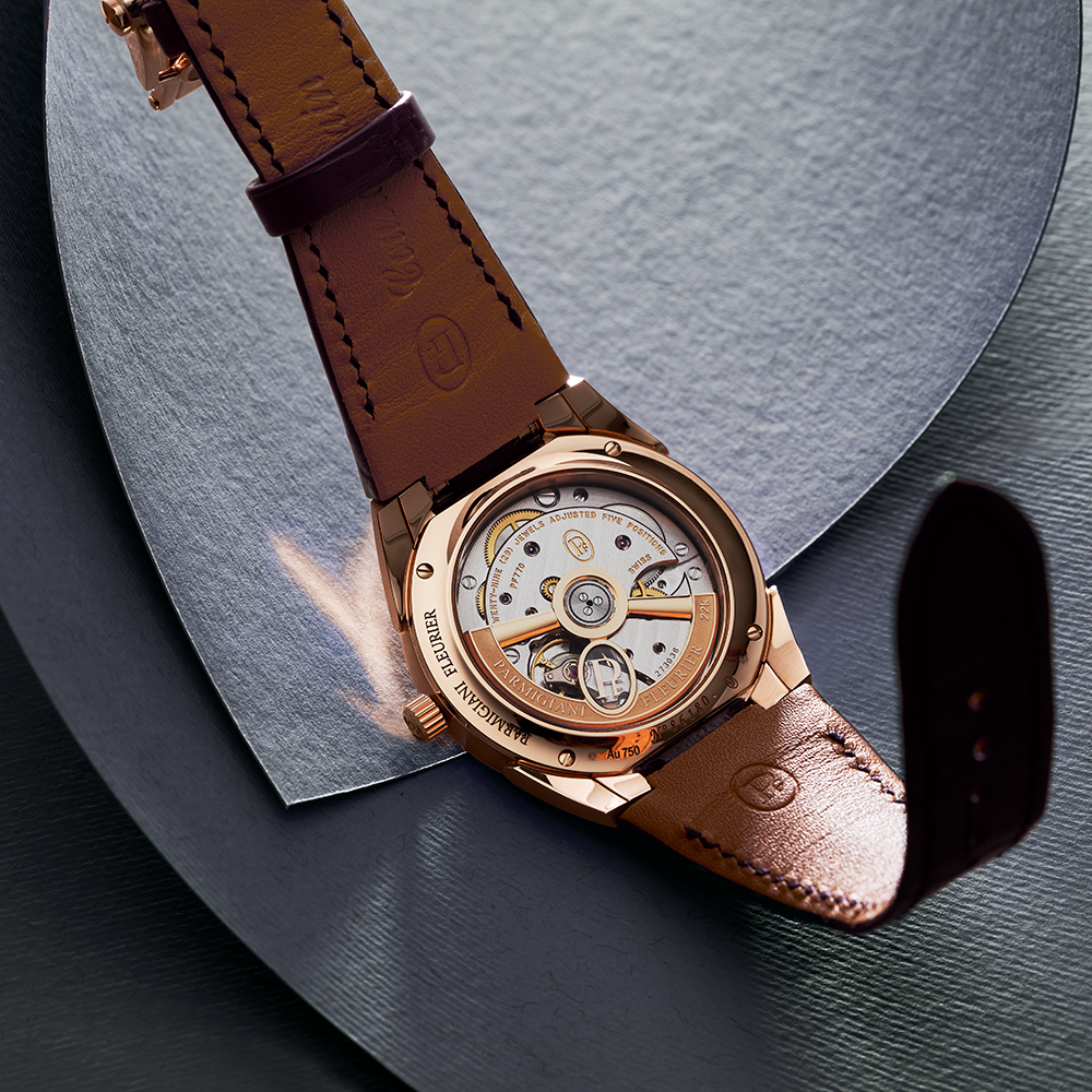 Parmigiani Fleurier Tonda PF Automatic Rose Gold Deep Ruby Set