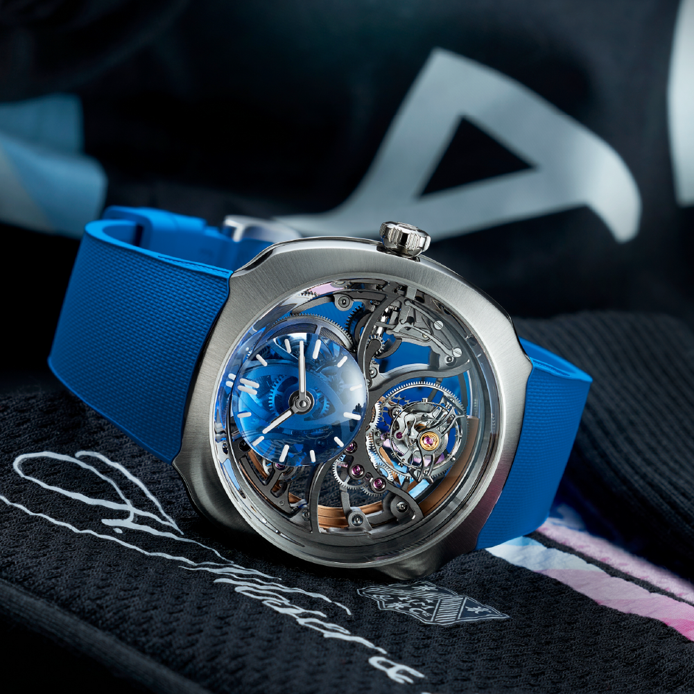 H. Moser & Cie Streamliner Cylindrical Tourbillon Skeleton Alpine Limited Edition