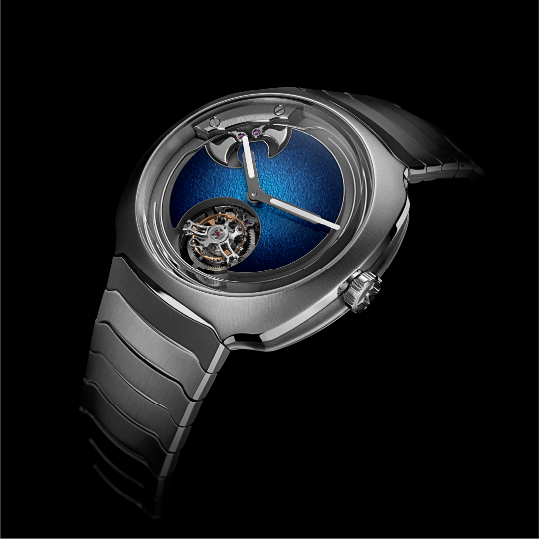 H. Moser & Cie Streamliner Concept Minute Repeater Tourbillon Blue Enamel