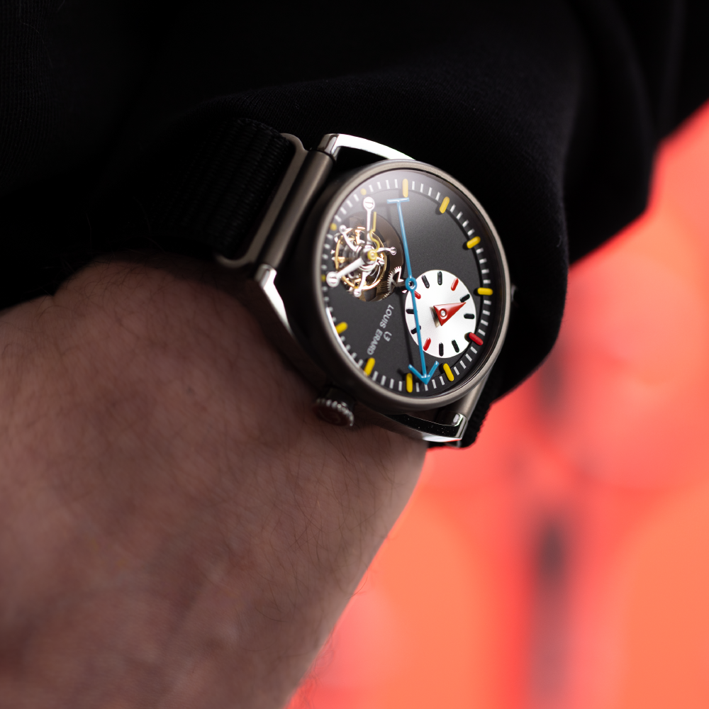 Le Régulateur Tourbillon Louis Erard x Alain Silberstein Black