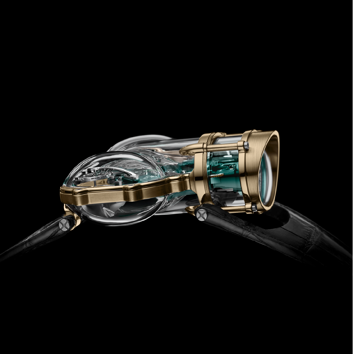 MB&F Horological Machine N°9 'Sapphire Vision' Yellow Gold