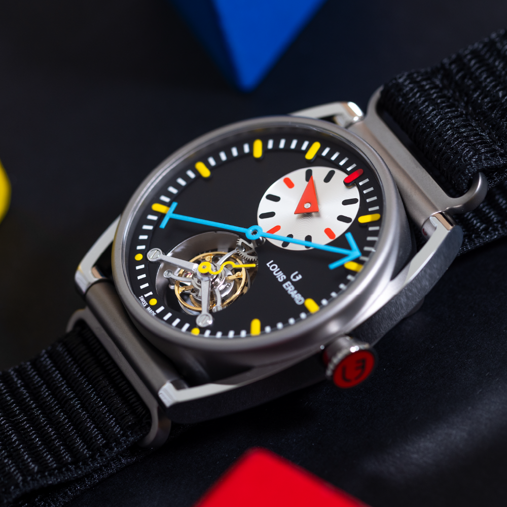 Le Régulateur Tourbillon Louis Erard x Alain Silberstein Black