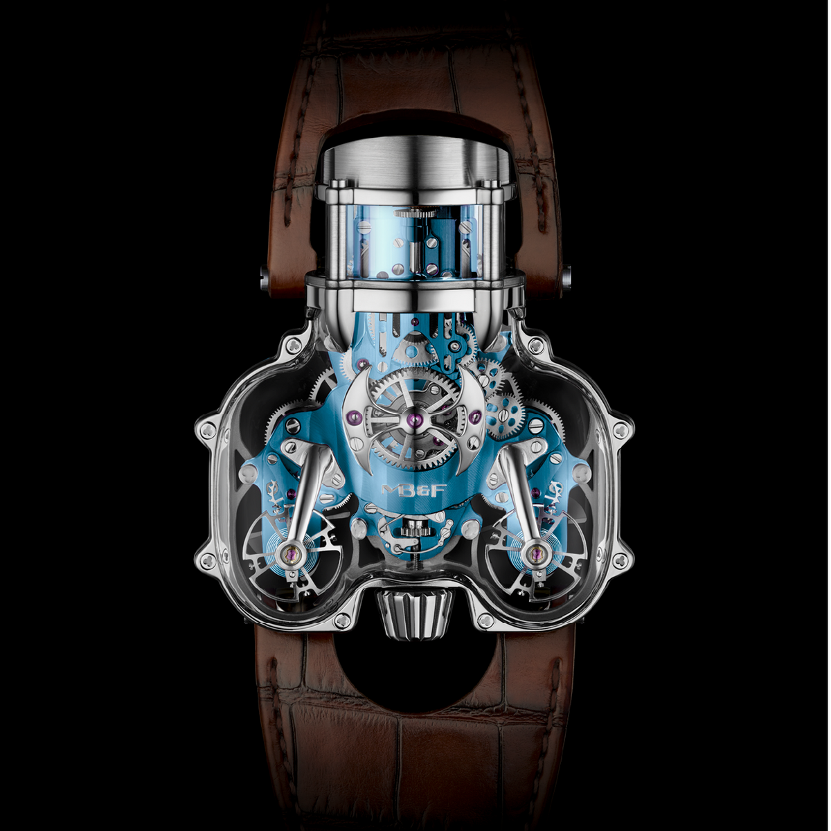 MB&F Horological Machine N°9 'Sapphire Vision' White Gold