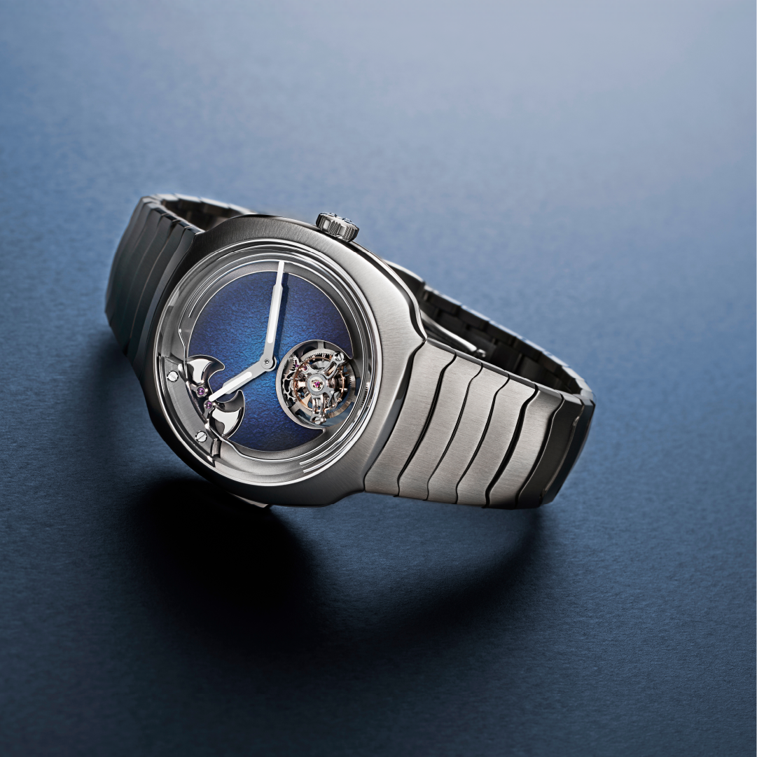 H. Moser & Cie Streamliner Concept Minute Repeater Tourbillon Blue Enamel