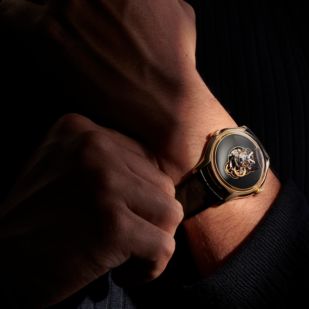 MB&F Legacy Machine: Flying T - Onyx