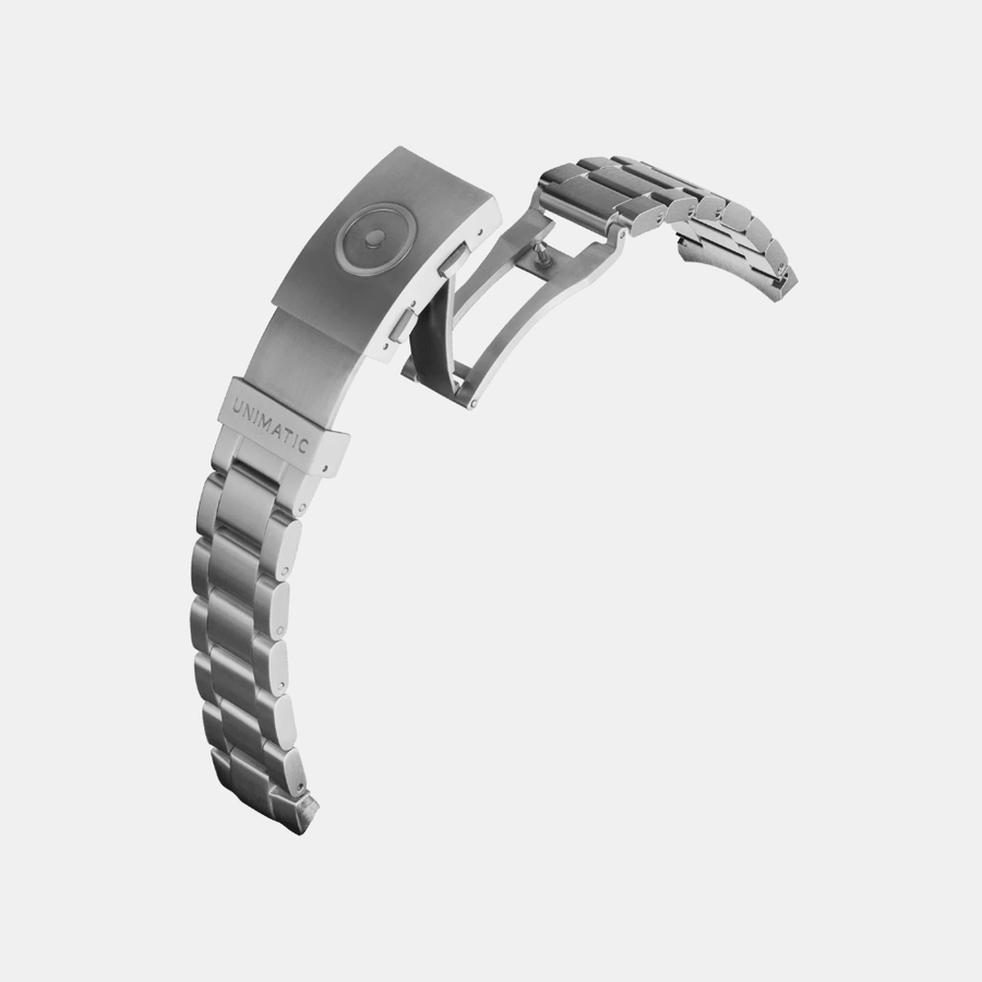 UNIMATIC Brushed Solid Steel Bracelet