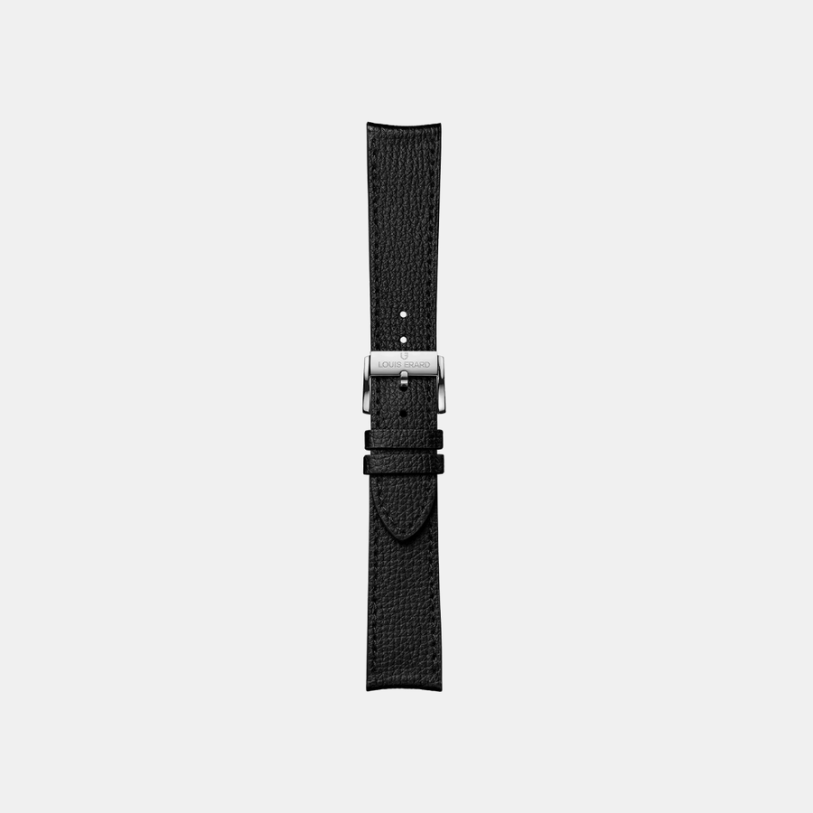 Louis Erard Black Grained Calf Leather Strap Standard