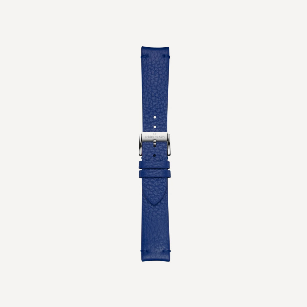 Louis Erard Blue Grained Calf Leather Strap XS
