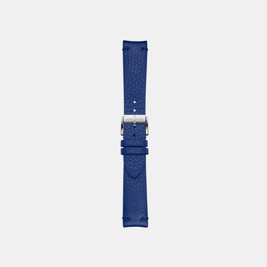 Louis Erard Blue Grained Calf Leather Strap XS