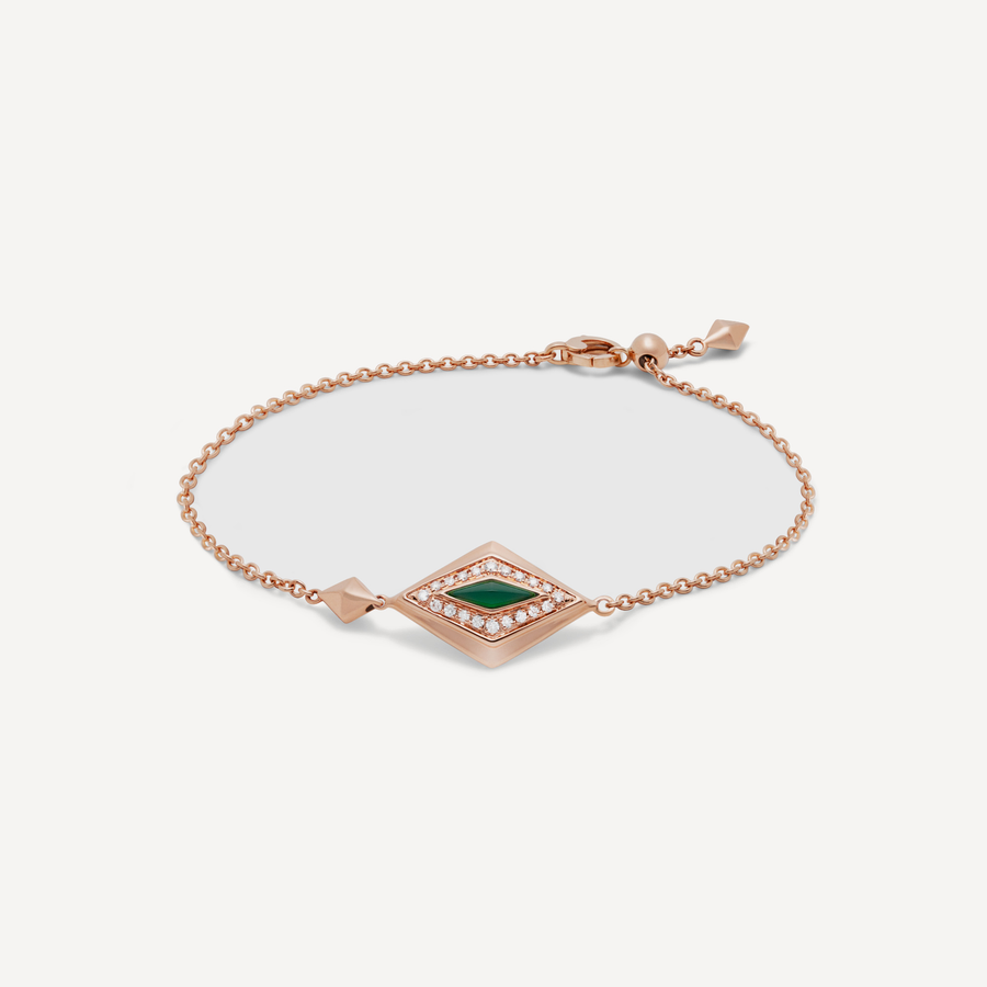 By ZAYA Lumira Delights Slider Bracelet Rose Gold