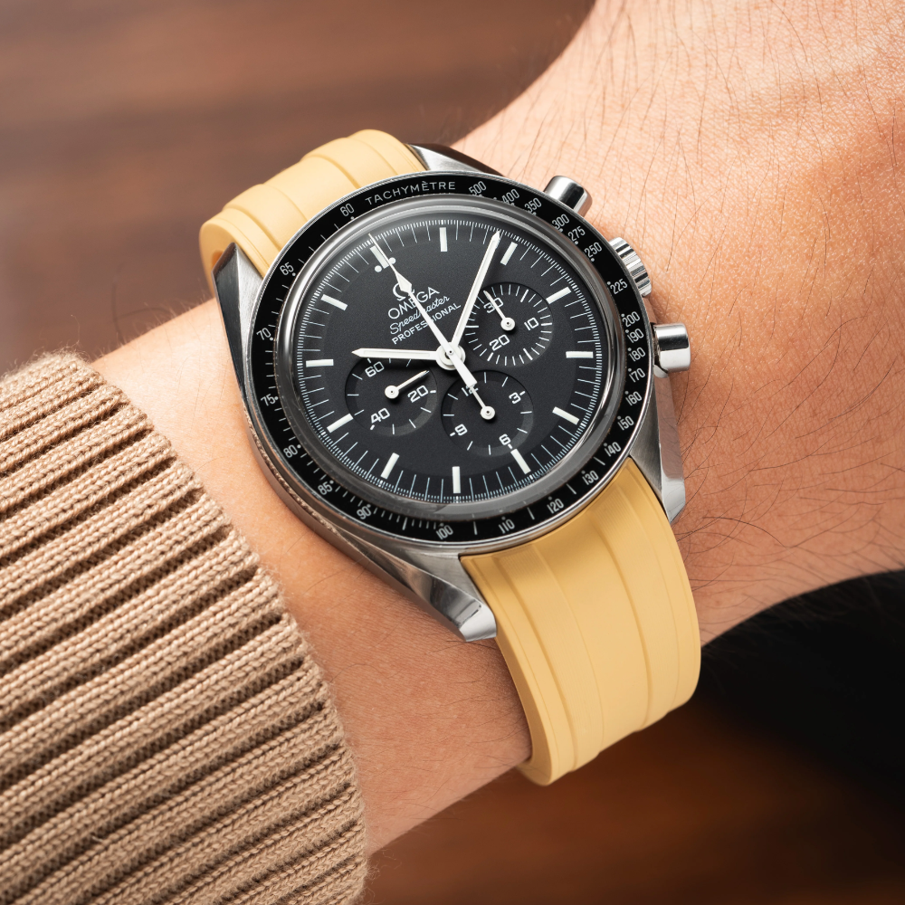 Delugs CTS Rubber Strap for Omega Speedmaster