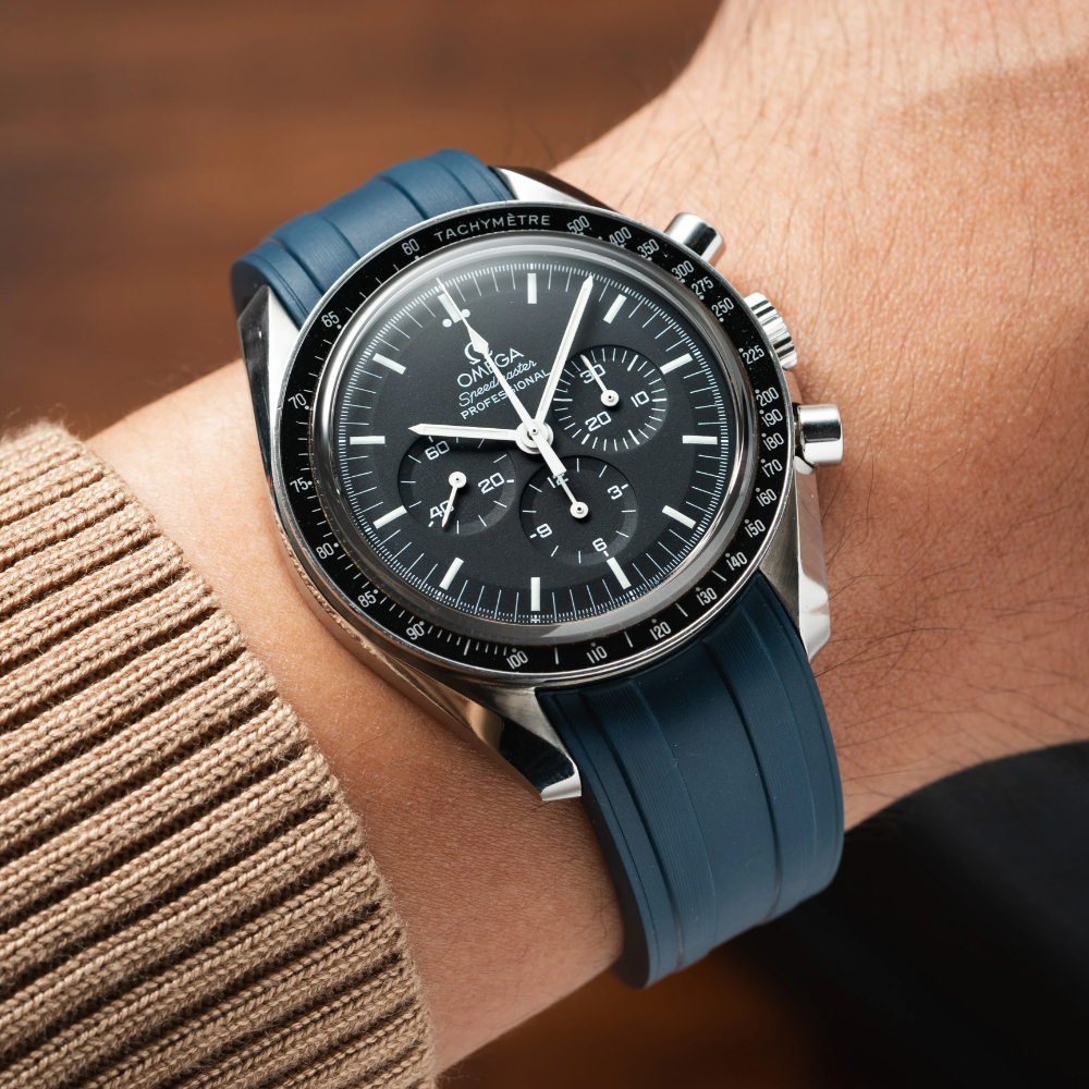 Delugs CTS Rubber Strap for Omega Speedmaster
