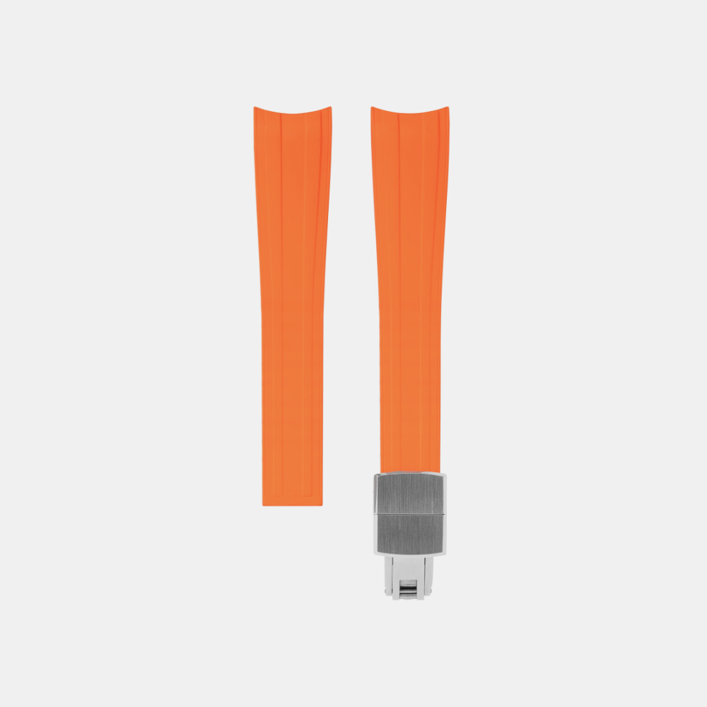 Delugs CTS Rubber Strap for Omega Speedmaster – Orange