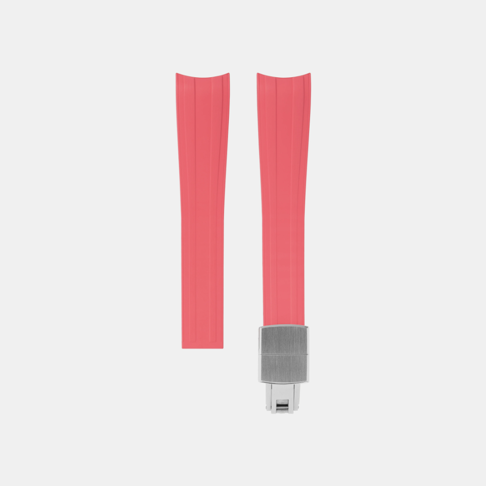 Delugs CTS Rubber Strap for Omega Speedmaster – Pink