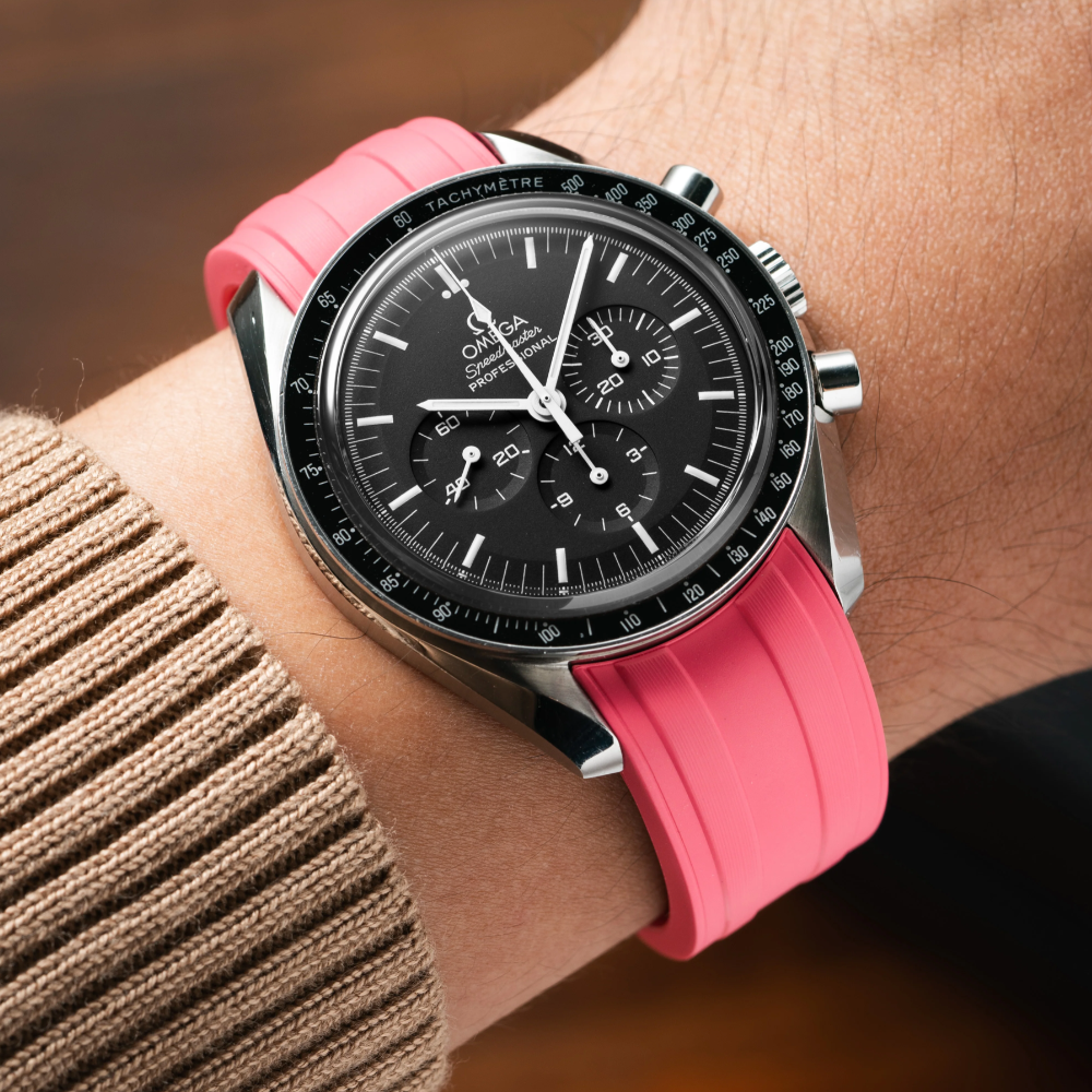 Delugs CTS Rubber Strap for Omega Speedmaster