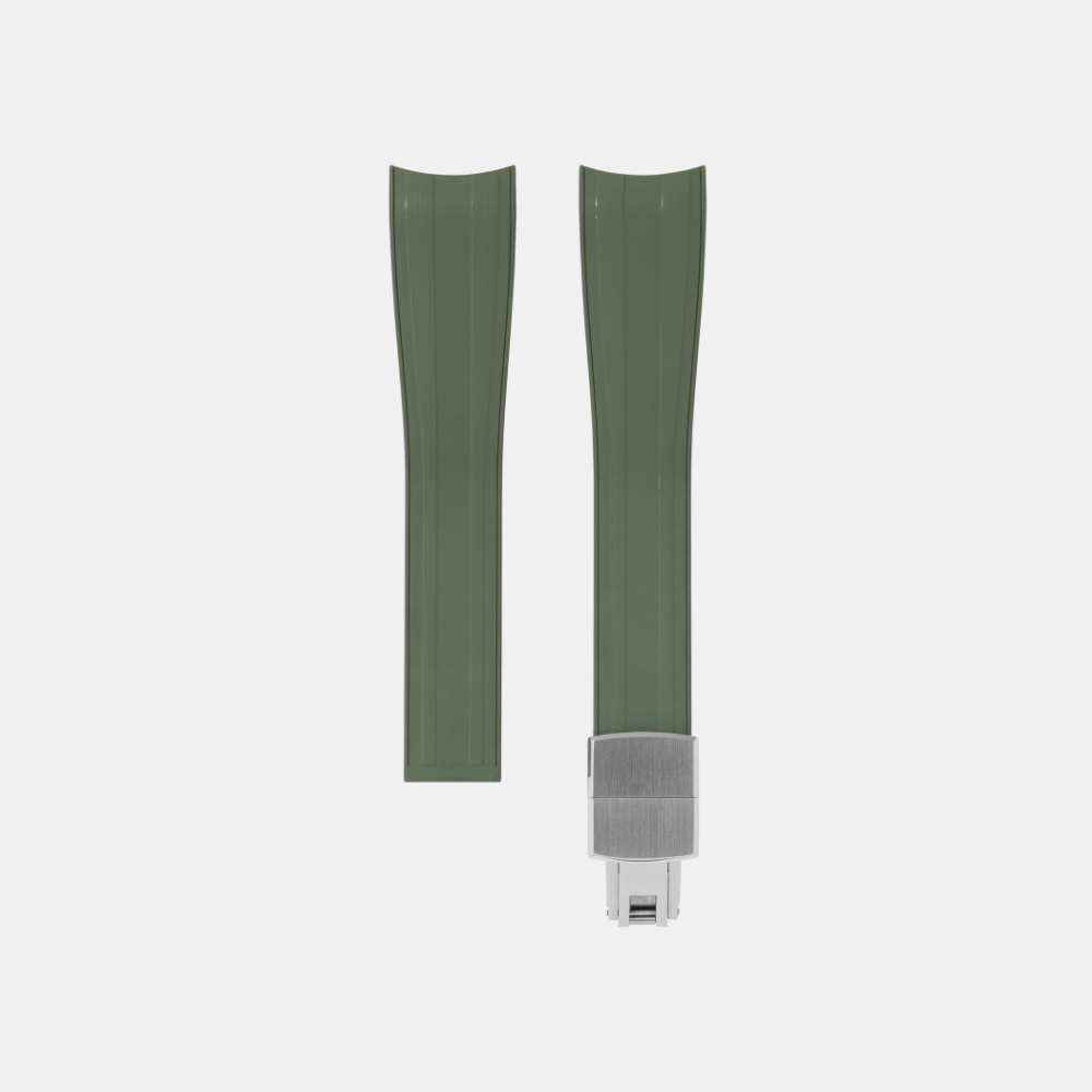Delugs CTS Rubber Strap for Rolex Submariner 41mm – Olive Green