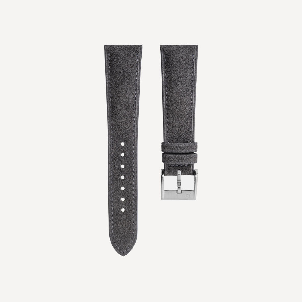 Delugs Alcantara Signature Strap – Dark Grey