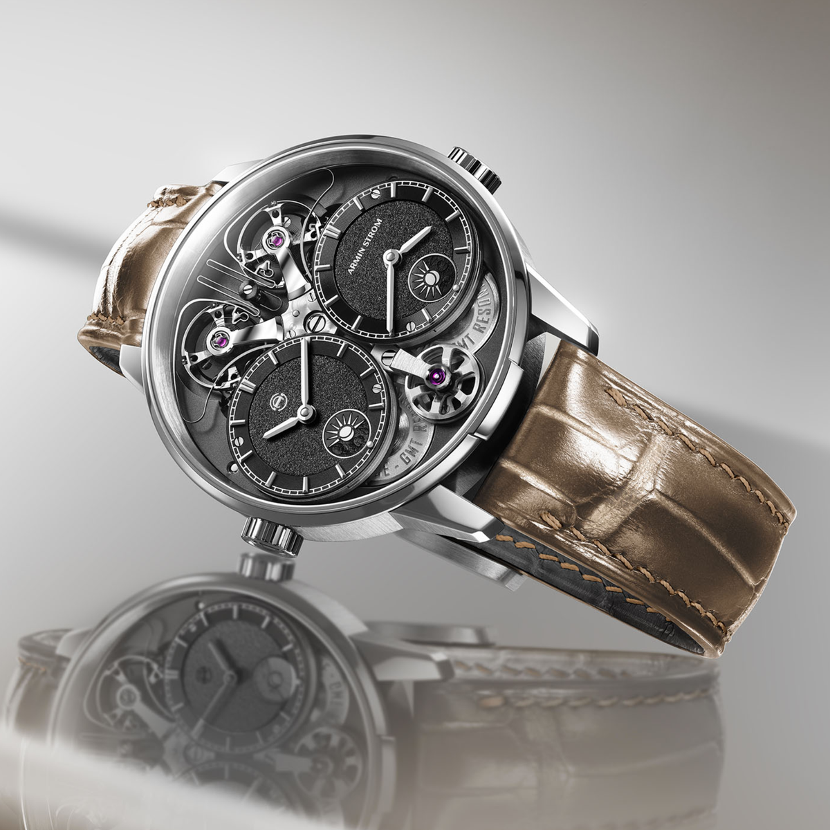 Armin Strom Dual Time GMT Resonance Manufacture Edition Black