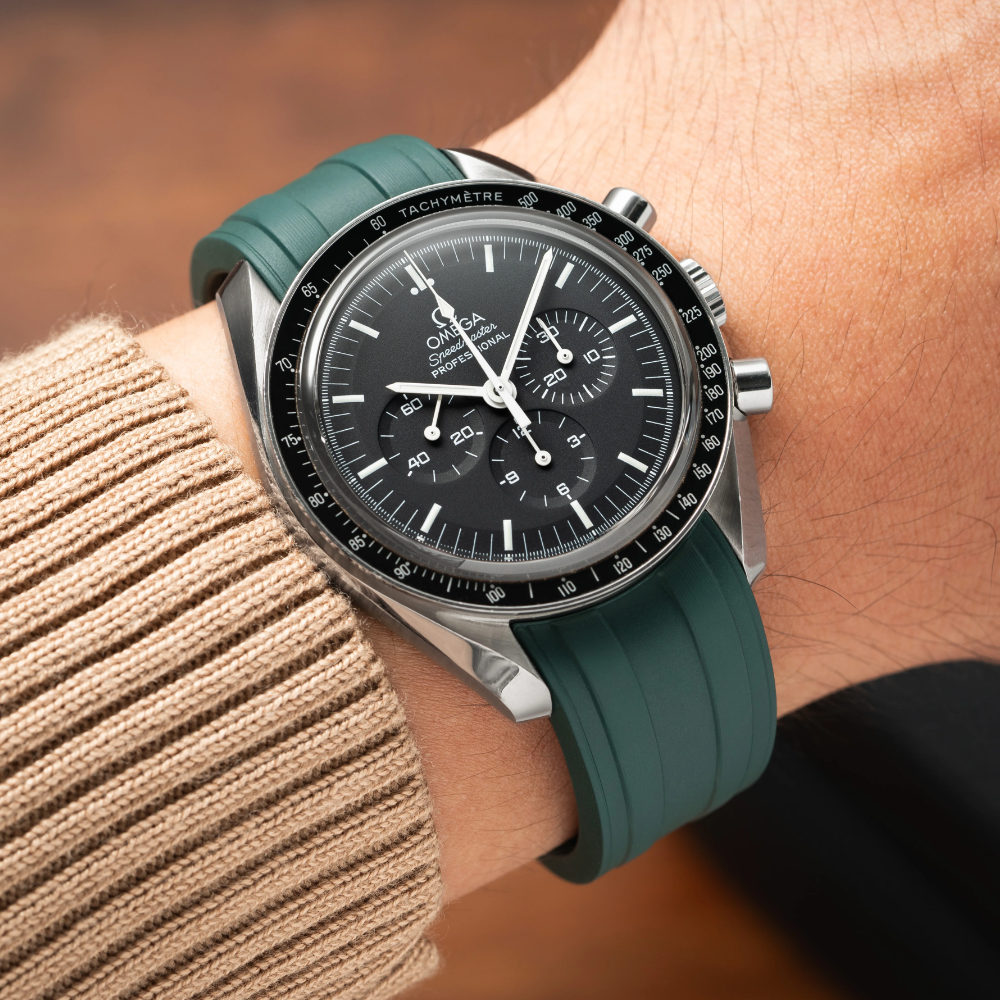 Delugs CTS Rubber Strap for Omega Speedmaster
