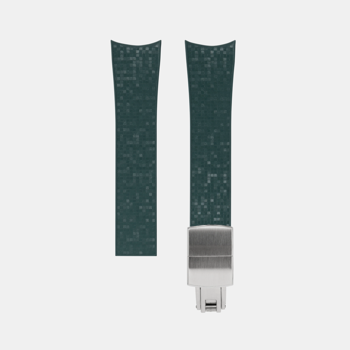 Delugs CTS Curved Rubber Strap for MB&F MAD1 – Emerald Green