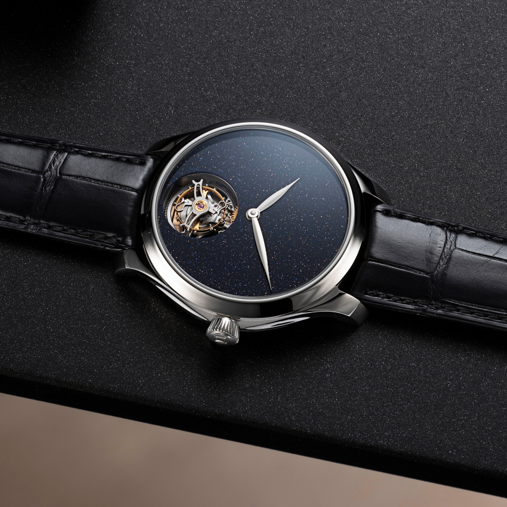 H. Moser & Cie Endeavour Aventurine Tourbillon Steel
