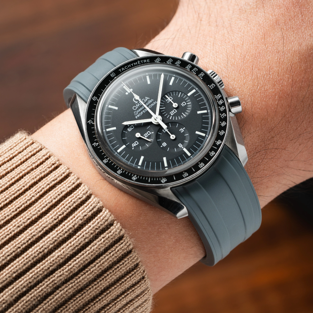 Delugs CTS Rubber Strap for Omega Speedmaster