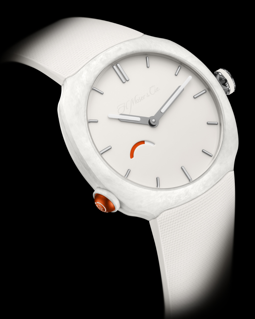 H. Moser & Cie Streamliner Pump White Edition