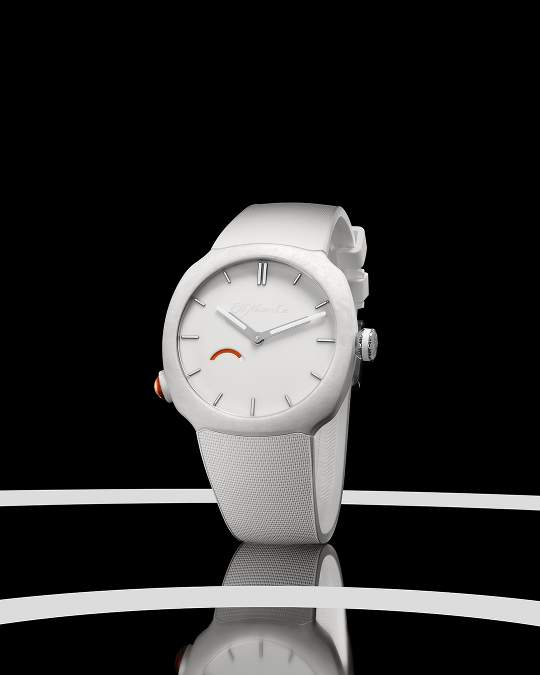 H. Moser & Cie Streamliner Pump White Edition