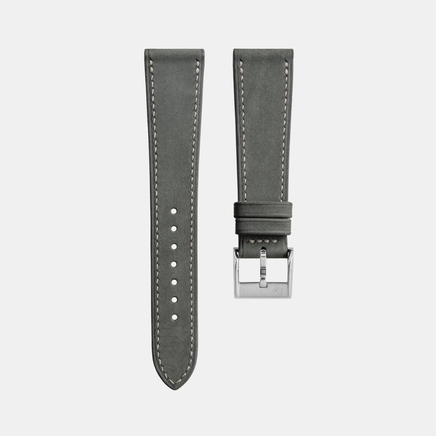 Delugs Nubuck Slim Strap – Light Grey