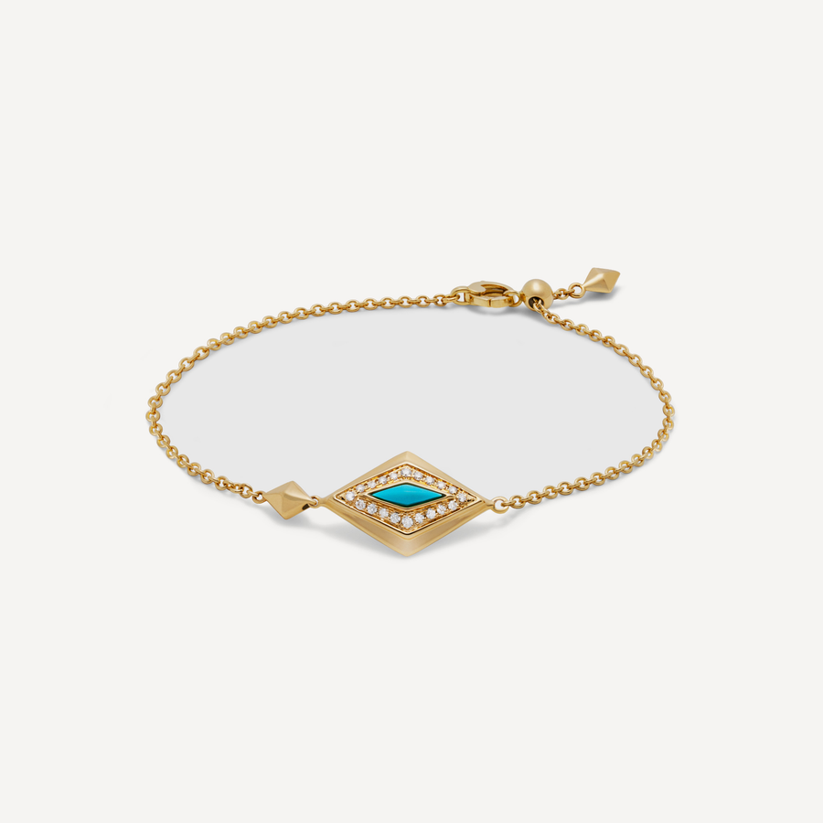 By ZAYA Lumira Delights Slider Bracelet Yellow Gold