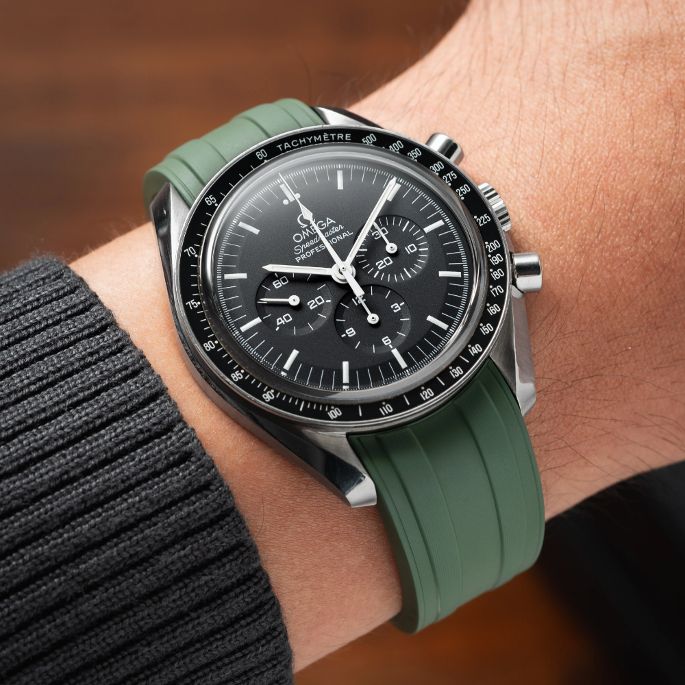 Delugs CTS Rubber Strap for Omega Speedmaster