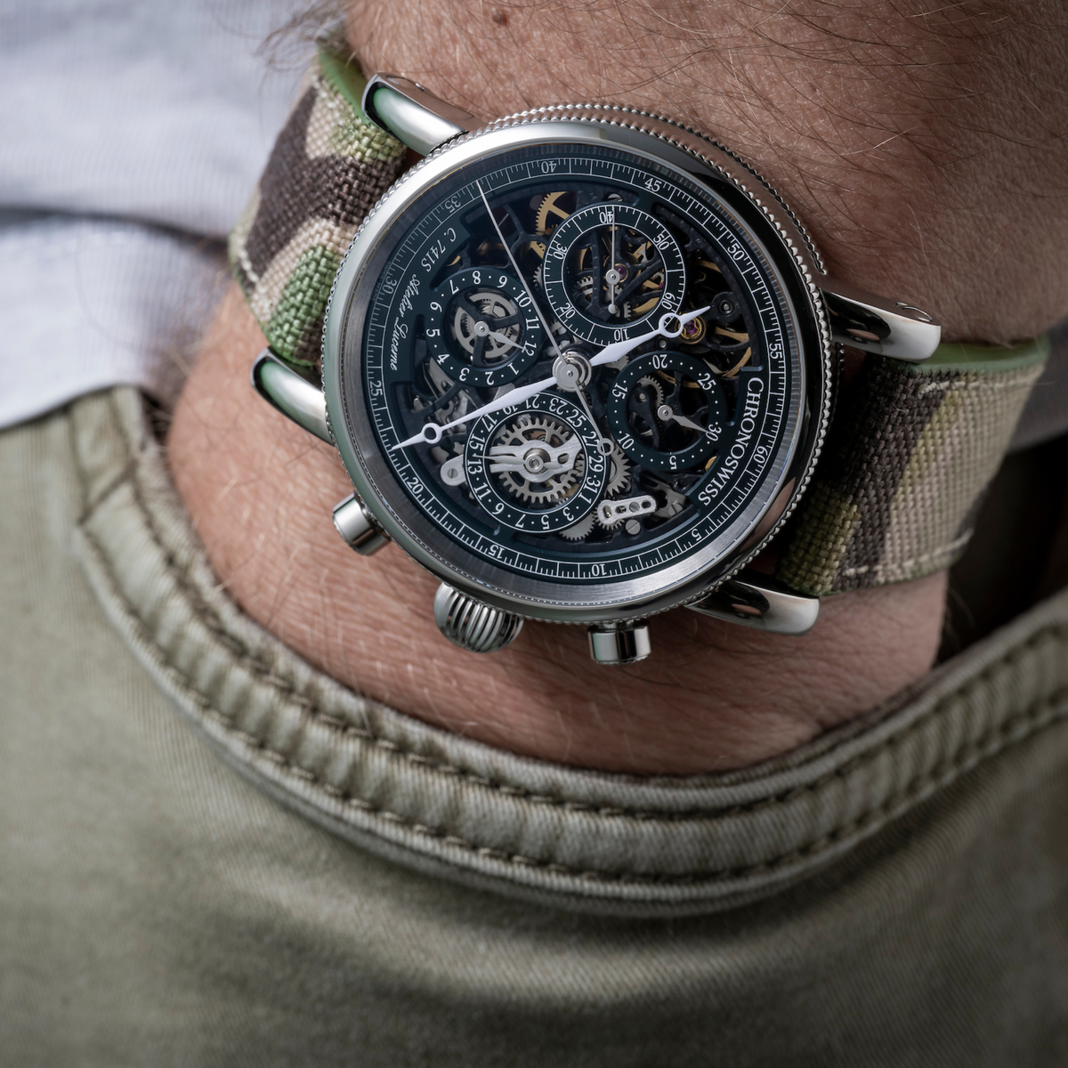 chronoswiss Opus Chronograph Titanium Green