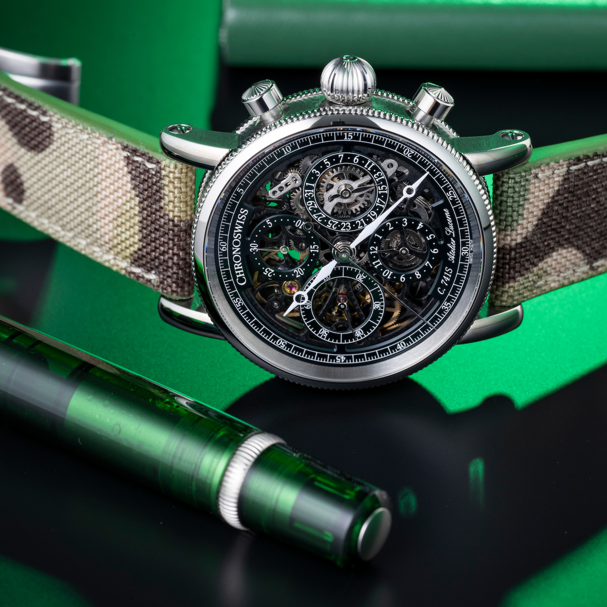chronoswiss Opus Chronograph Titanium Green