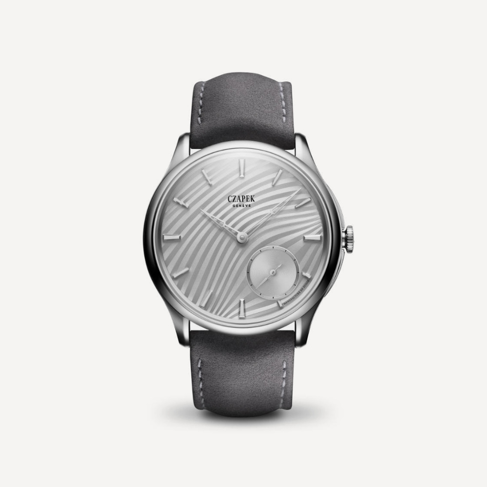 CZAPEK Promenade Plisse Pearl White
