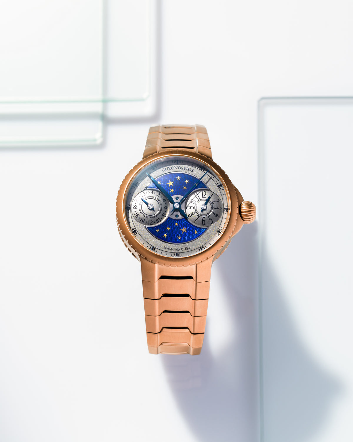 chronoswiss PULSE GMT Enamel Sky Gold