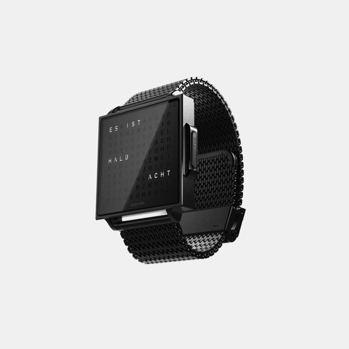 Qlocktwo QW38 Black Steel