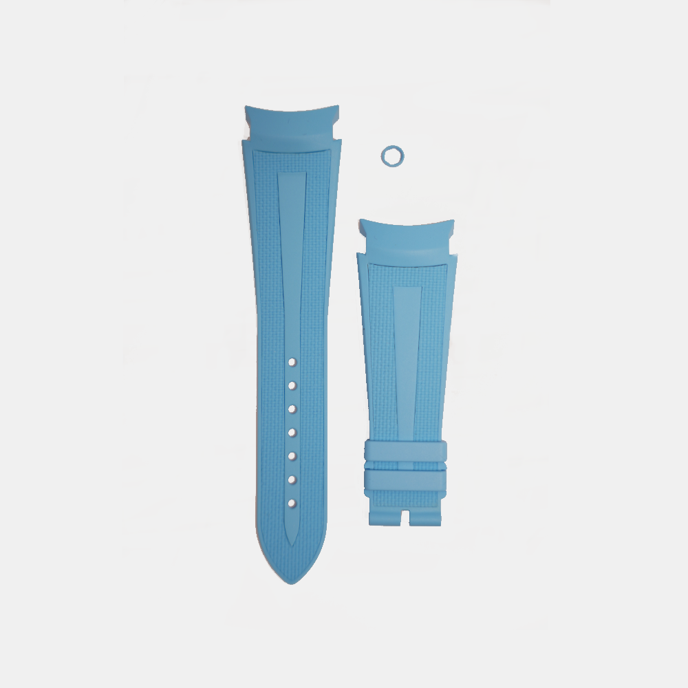 Romain Gauthier Rubber Strap & Crown Decor – Light Blue