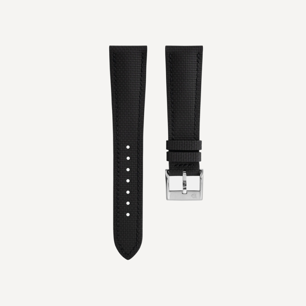 Delugs Sailcloth Signature Strap – Black