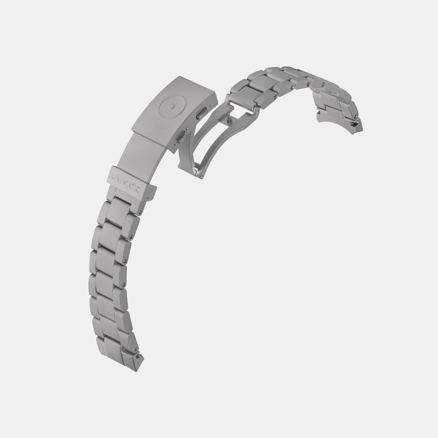 UNIMATIC Sandblasted Solid Steel Bracelet