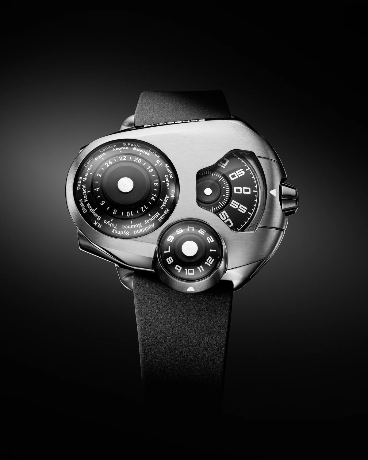 Spaceone Worldtimer Titanium