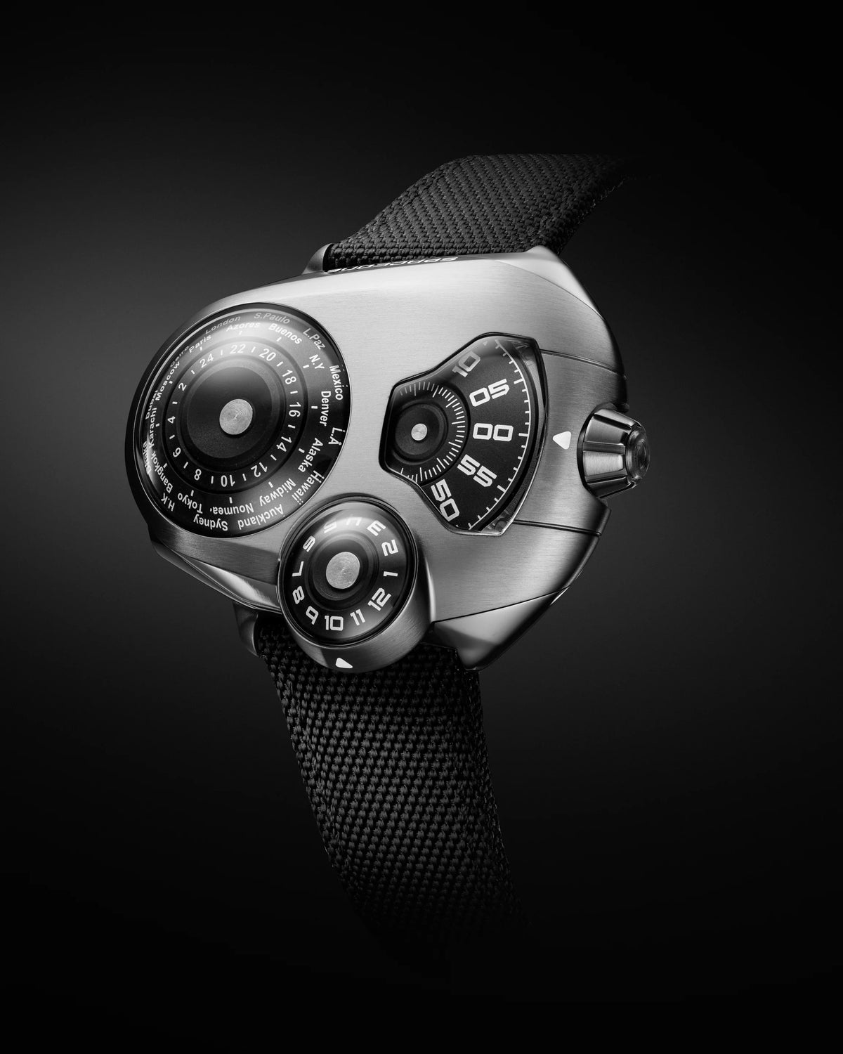 Spaceone Worldtimer Titanium