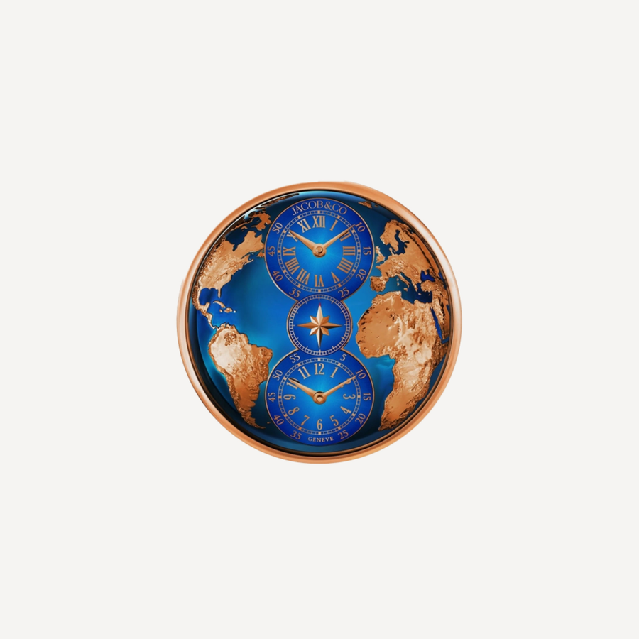 JACOB & CO The Dual Time Zone Wall Clock