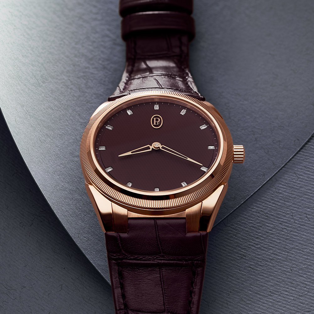 Parmigiani Fleurier Tonda PF Automatic Rose Gold Deep Ruby Set