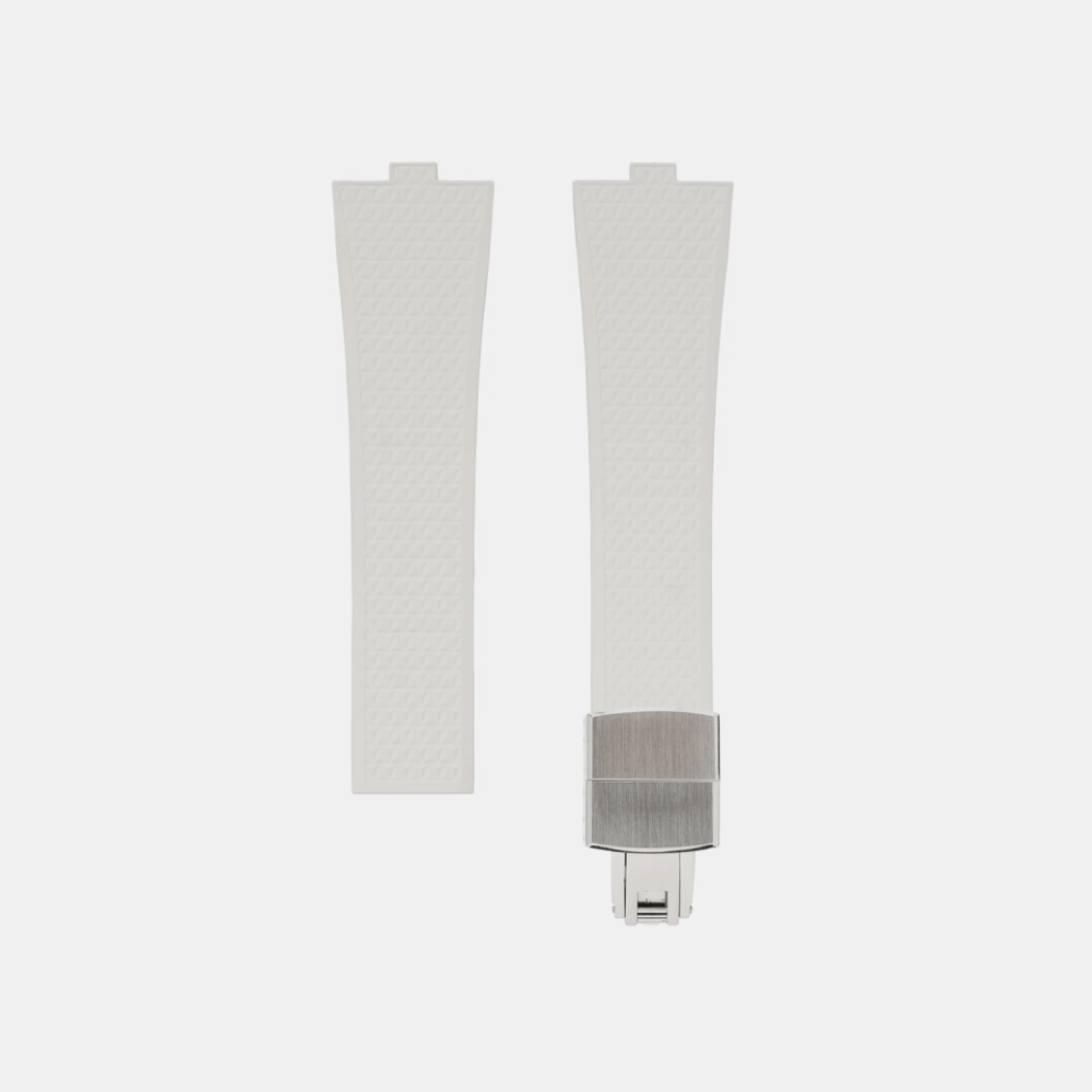 Delugs CTS Vacheron Constantin Overseas Rubber Strap – White