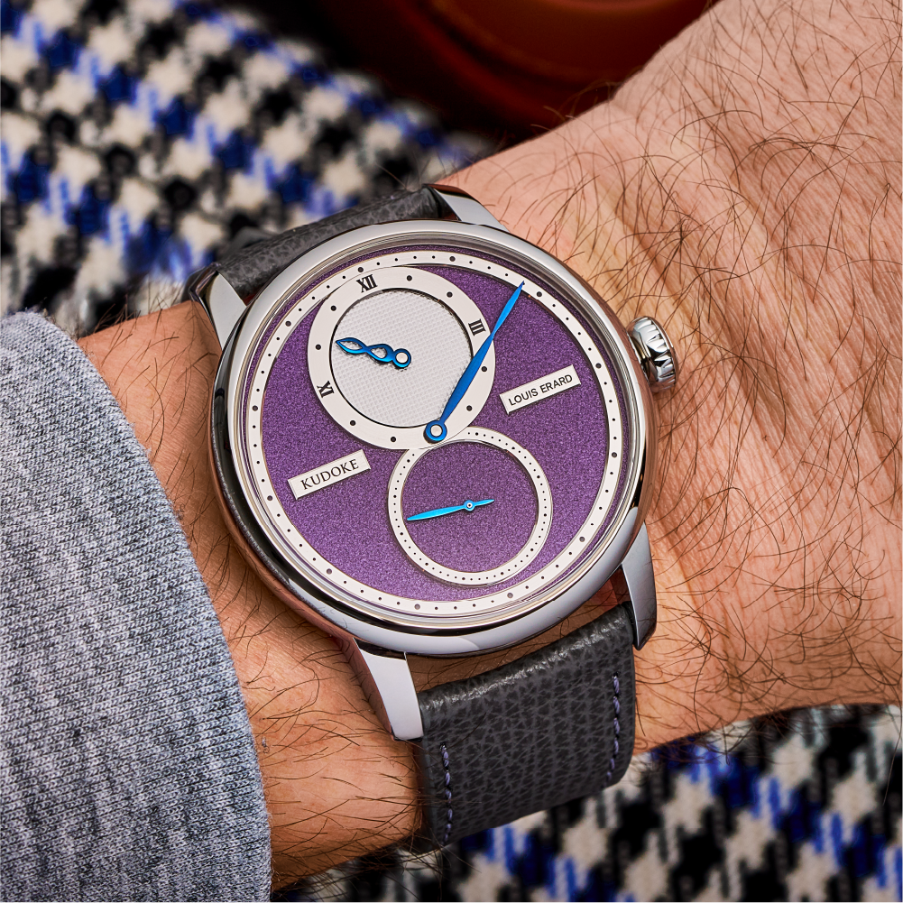 Le Régulateur Louis Erard x Kudoke Purple